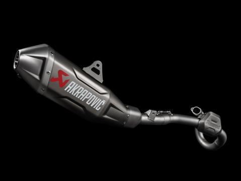 Akrapovicin Evolution line (Titanium) -malli Honda CRF50:een.