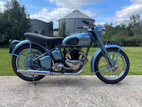 1950 Triumph 6T Thunderbird 649cc pre-Bonneville 650 twin sports bike.