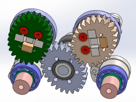 Alter Egon RatioZero CVT-vaihteisto. Elliptiset rattaat ratkaisevat vedon tasaisuuteen liittyneen ongelman.