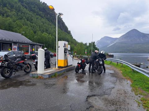 Tankkaustauko Norjassa. Kuva Jani Heikkila.