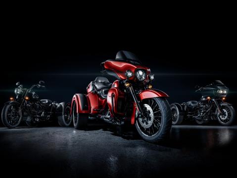 Harley-Davidsonin vuoden 2025 Trike-mallit.