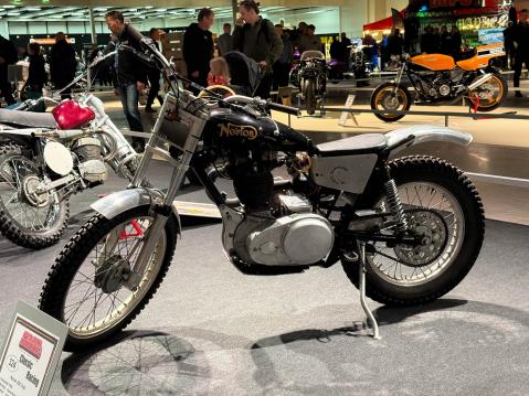 Noriel 350 Trial vm. 1950 Moottori: 4-taht. 346 cc, OHV, 4 vaihdetta, 19,4 hv/5800 rpm. Omistaja: Hans Höckert