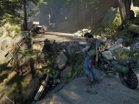 Days Gone PS4-pelin kuvitusta.