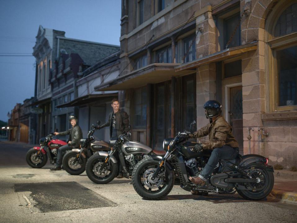 Mallivuoden 2018 Indian Scout Bobber.