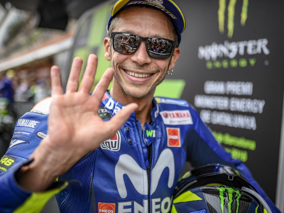 <p>Elävä legenda Valentino Rossi tullaan näkemään Suomessa, kun KymiRing isännöi MotoGP-osakilpailua. Kuva: Movistar Yamaha MotoGP.</p>