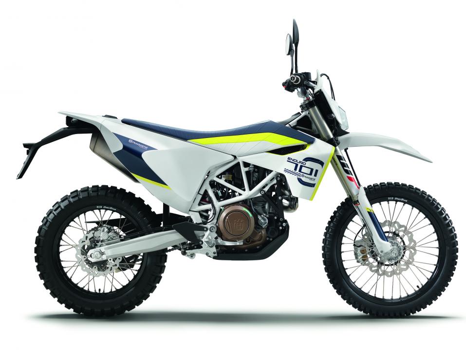 Mallivuoden 2019 Husqvarna 701 Enduro.