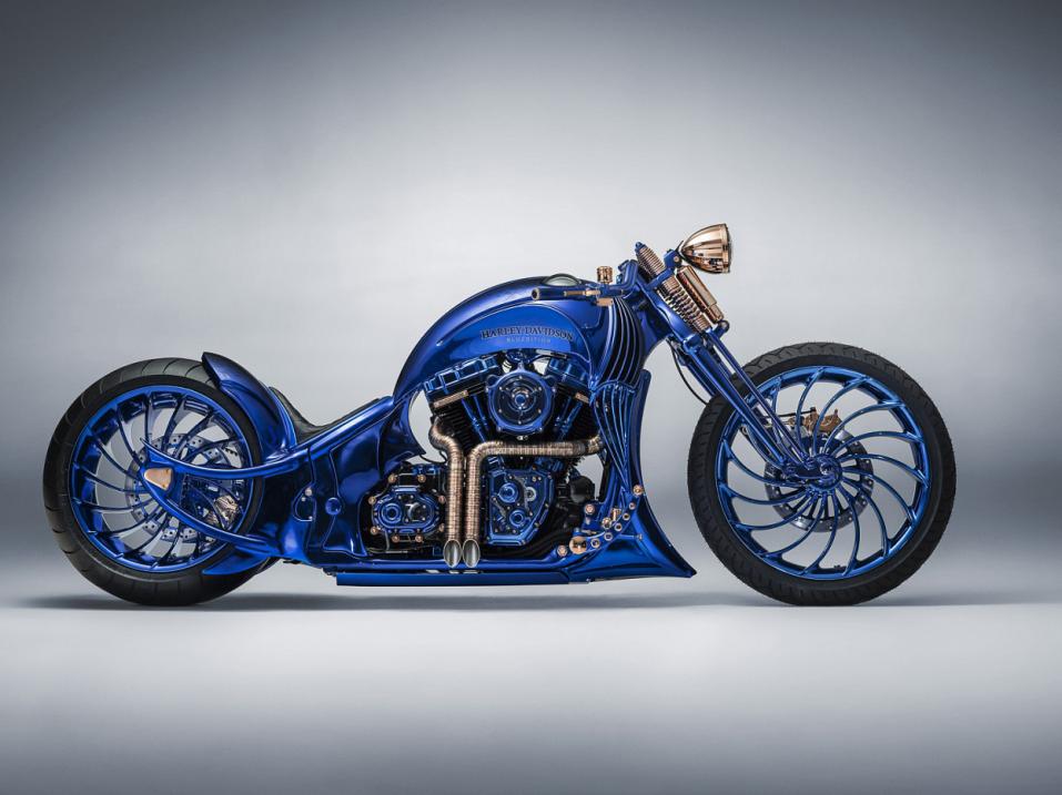 Bundnerbike Harley-Davidson Blue Edition by Bucherer.