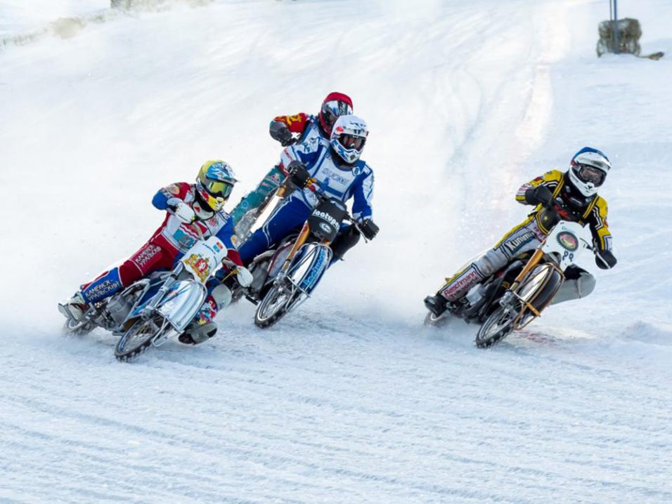 <p>Jääspeedwayn MM-karsintakilpailu ajetaan Sotkan speedwaystadionilla lauantaina 12. tammikuuta. Kuva: Ari Vuorela.</p>