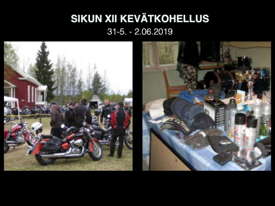 Ensi viikonlopun ainoa kokoontumisajo on Sikun XII Kevätkohellus. Kuulostaa lupaavalta noin toimituksen mielestä.Kuva: Sikun sivustolta.