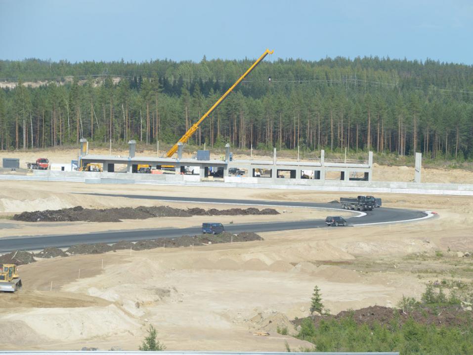 KymiRing rakentuu kovaa vauhtia. Kuva Pete Torvelainen / PT-kuva