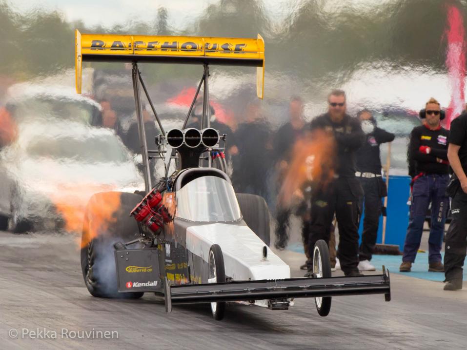 Timo Lehtimäki voitti Nitro Nationals EM-osakilpailun Kauhavalla tänä kesänä. Kuva Pekka Roivinen.