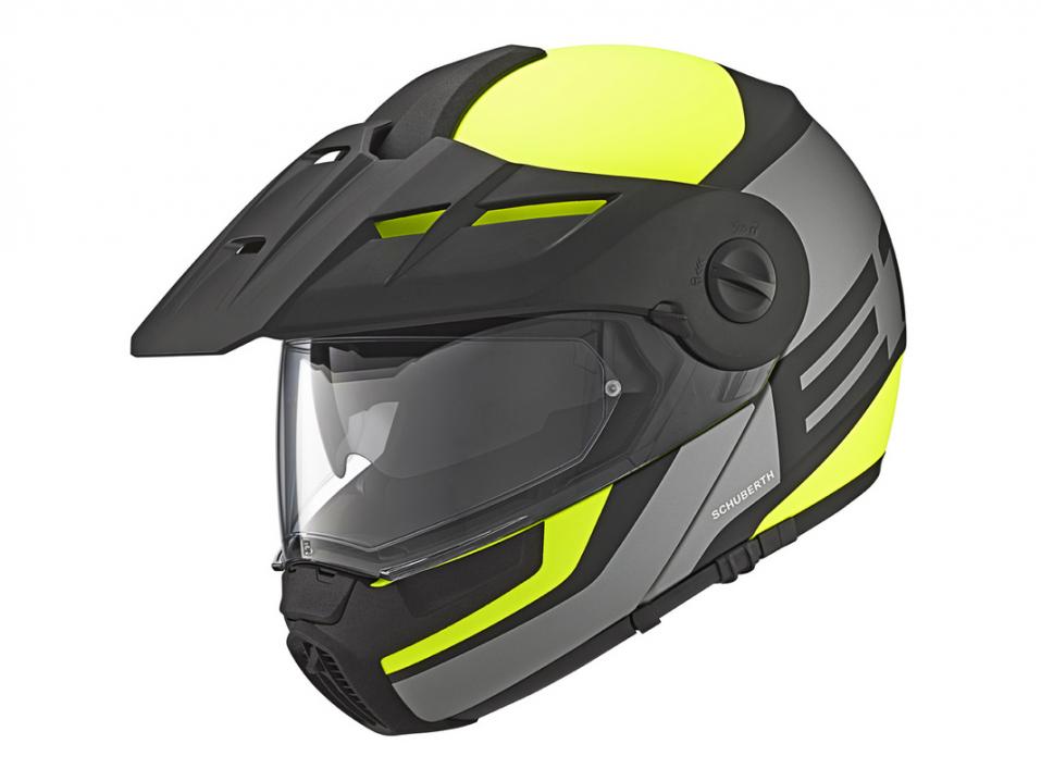 Schuberth E1, avattava lipalla varustettu kypärä. Kuva Schuberth.