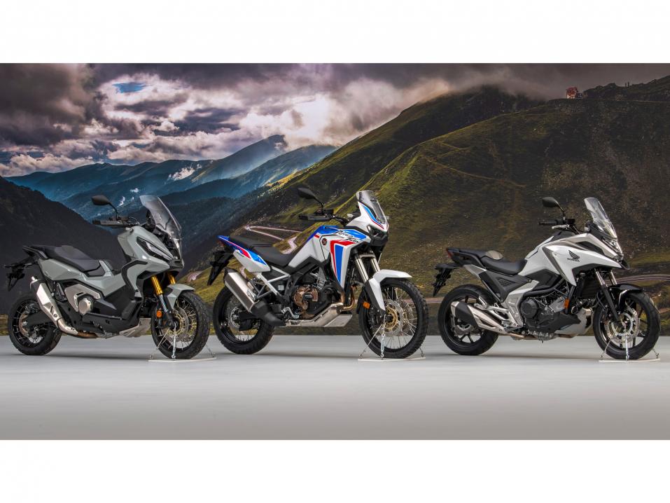 Honda Africa Twin päivitettiin jo aiemmin, tässä lisäksi 2021 X-ADV ja NC750X.