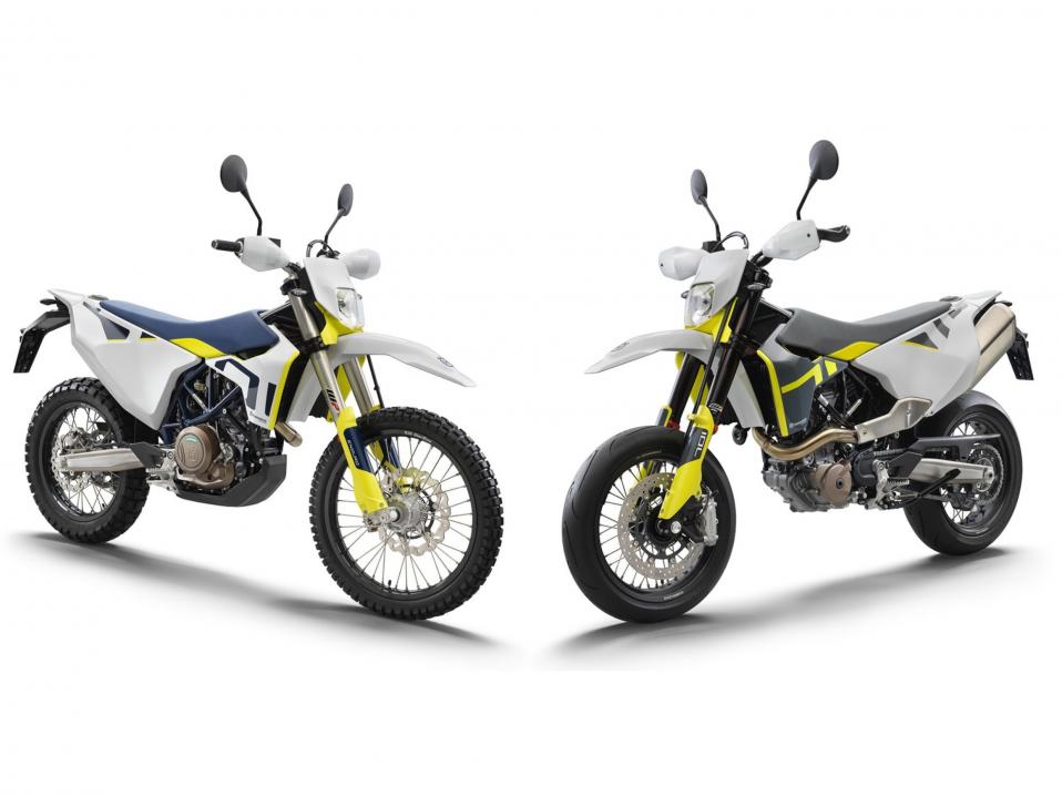 2021 Husqvarna 701 Enduro ja 701 Supermoto -mallit.