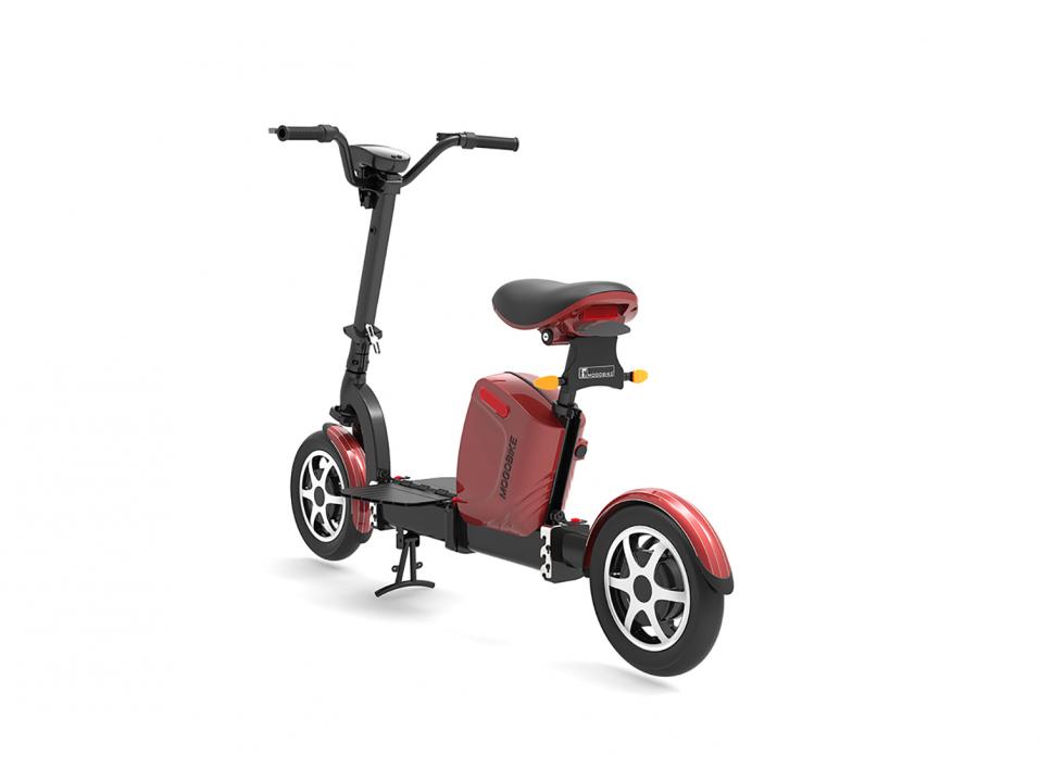 Mogobike, kokoontaitettava kaksimoottorinen sähköskootteri.