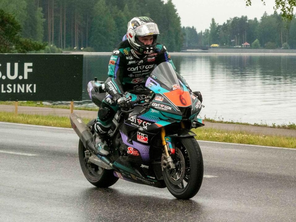 Michael Dunlop Imatralla kesällä 2024.