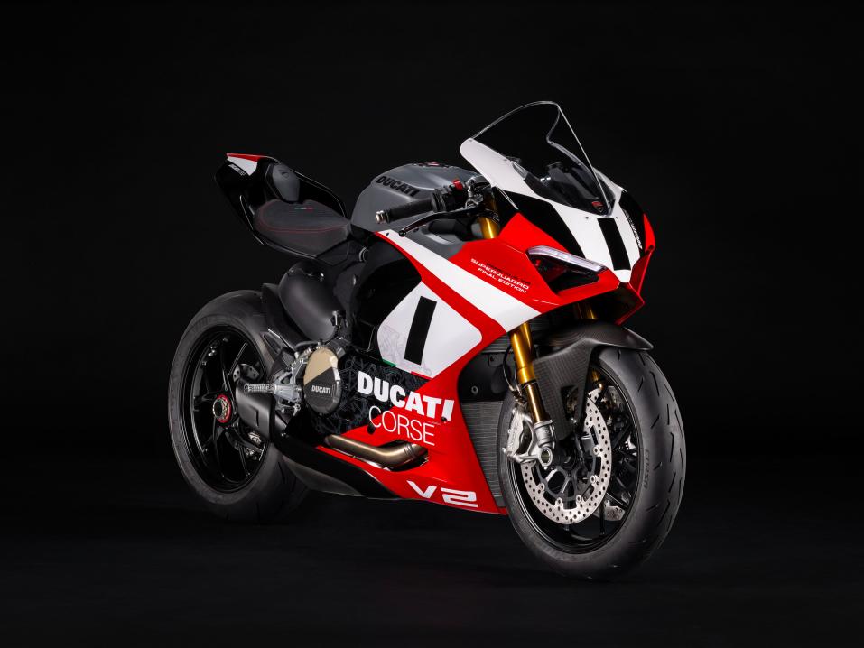 Mallivuoden 2025 Ducati Panigale V2 Superquadro Final Edition.