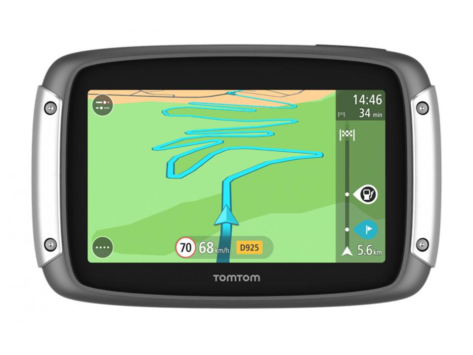 Uusi TomTom Rider 400.