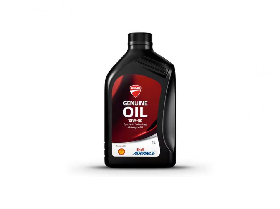 Uusi Shell Advance Ducati Genuine Oil 15W-50.