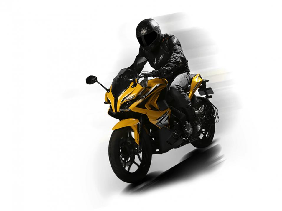 Bajaj Pulsar RS 200 Kuvituskuva, ei liity tapahtuneeseen.