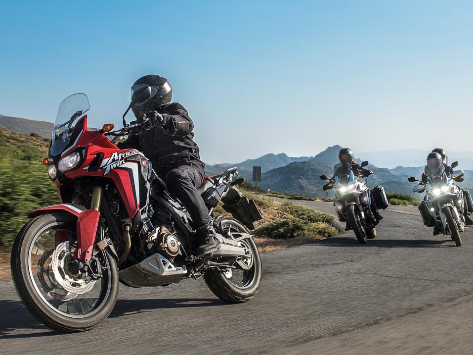 Vuosimallin 2016 Honda CRF1000L Africa Twin.