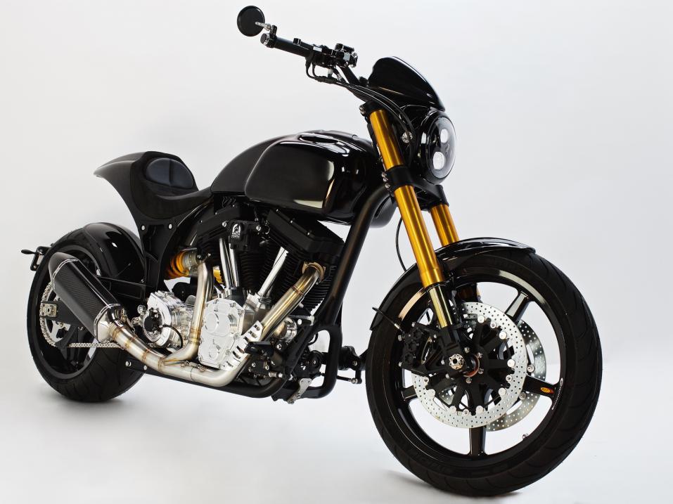 Arch Motorcycles Companyn KRGT-1. Pelkistetty retromoderni kruiseri.