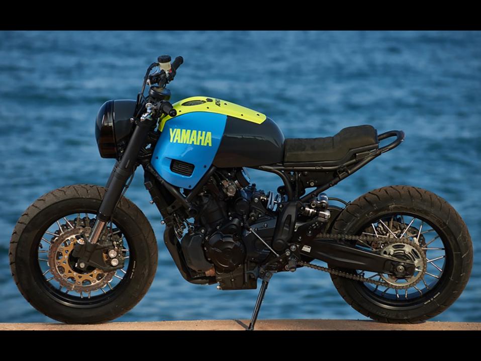 Yamaha Yard Built XSR700 Otokomae by Ad Hoc Café Racers.