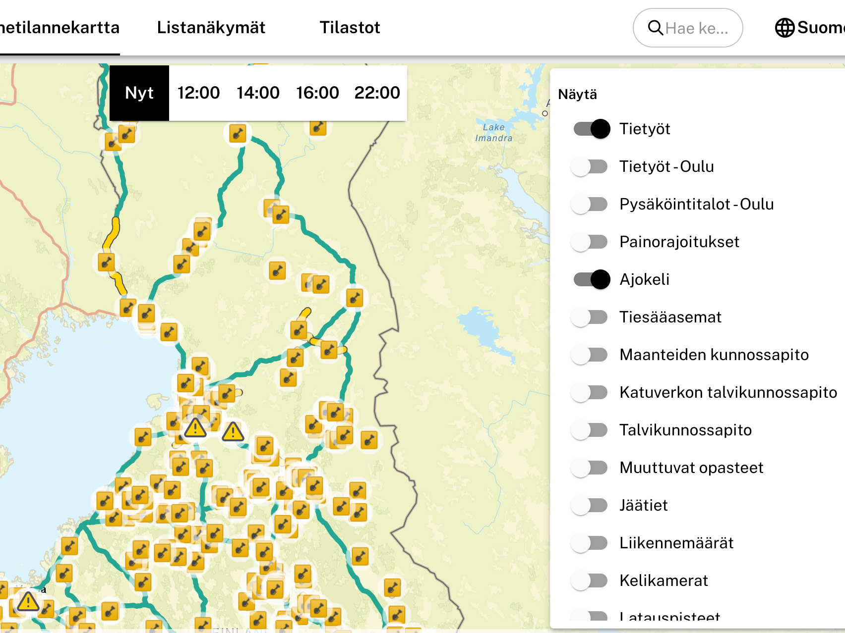 Vältä ruuhkat ja tietyöt: Juhannus- ja kesäajoja suunnitellessa tämä kartta  kertoo, mitä reittiä kannattaa ajaa | Uutiset | Motouutiset